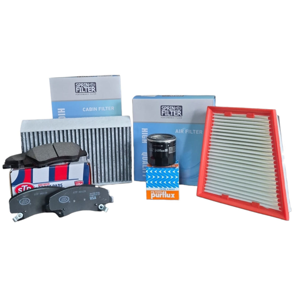Kit de Mantención 20km + Pastillas freno Fluence 2.0 M4R AT 2011-2015