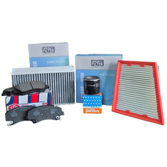 Kit de Mantención 20km + Pastillas freno Fluence 2.0 M4R AT 2011-2015