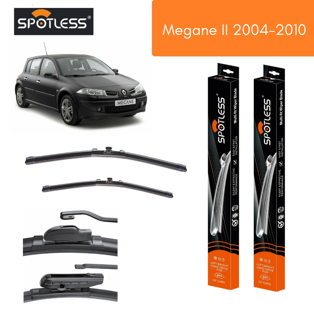 Plumillas delanteras Megane 2 1.6 K4M+ 2001-2009