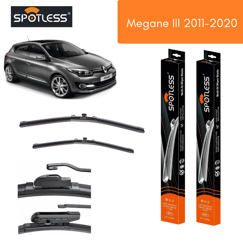 Plumillas delanteras Megane 3 1.6 K4M+ 2016-2020